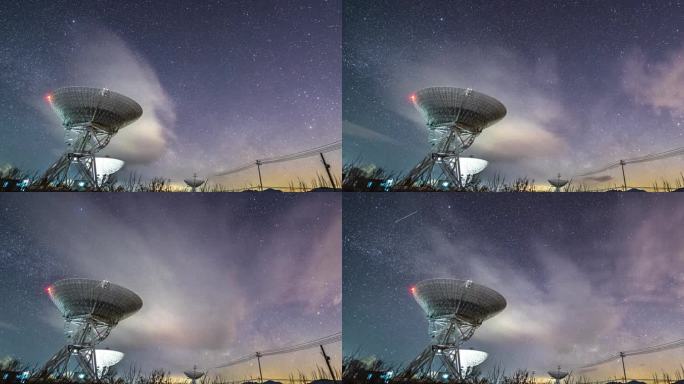 北京不老屯天文台银河星轨延时摄影