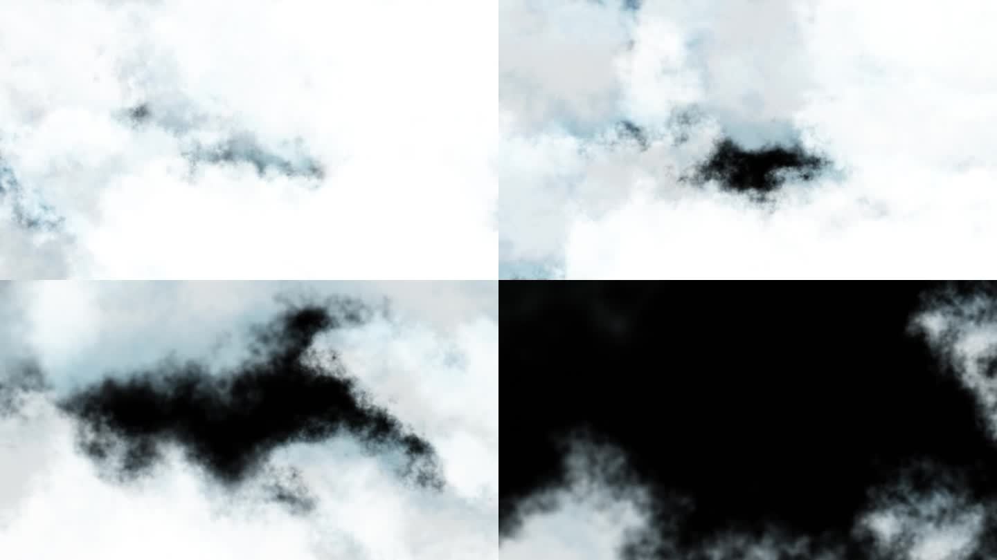 4K穿梭云层云转场ae模板
