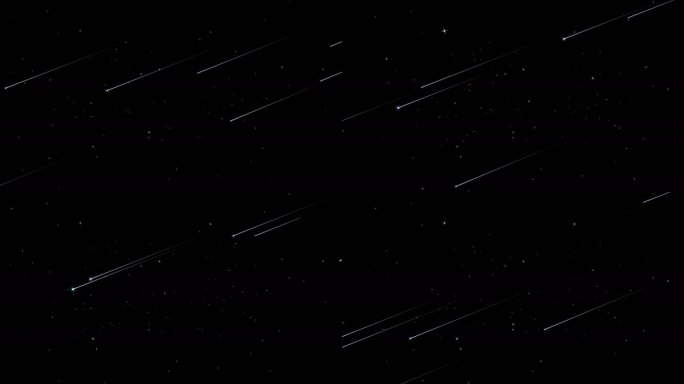 【原创】夜空流星雨粒子带通道