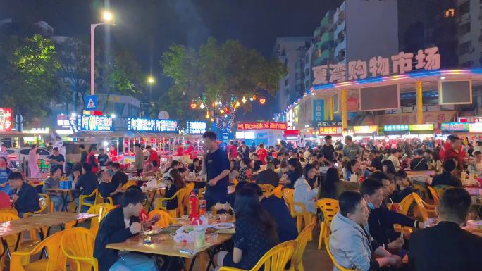 夏湾美食街夜市