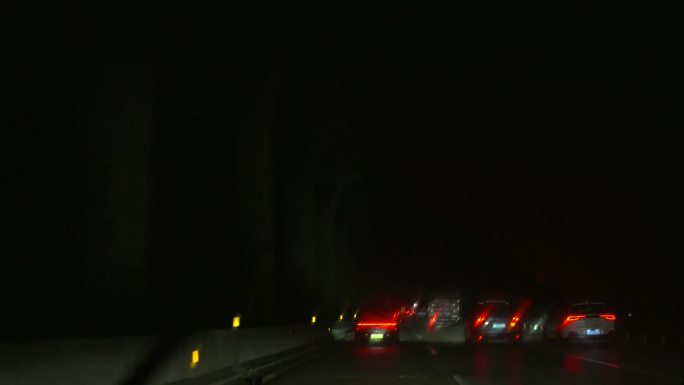 驾车回家途中高速风景【黑夜到白天】