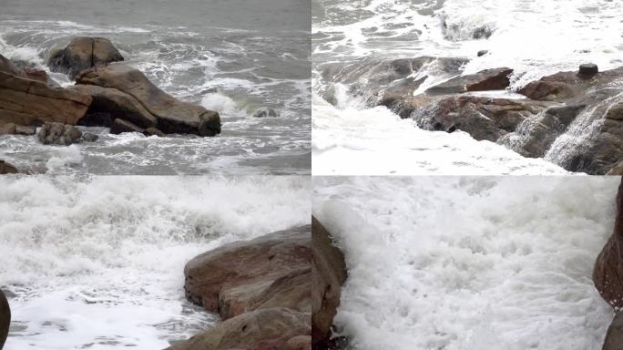 海浪 浪花 慢镜头