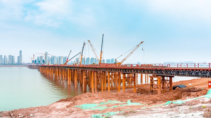 洪州大桥工程建设延时2