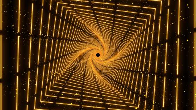 4K粒子正方形空间感穿梭金色9版本二