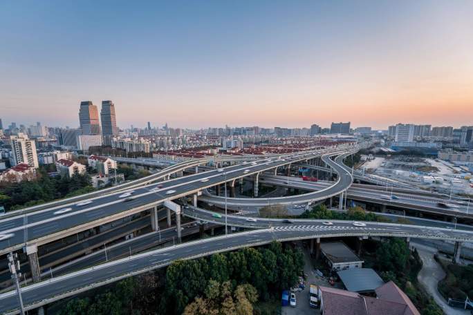 上海普陀区真北路立交桥