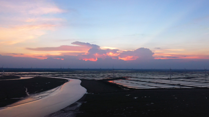 盐城黄海湿地条子泥航拍