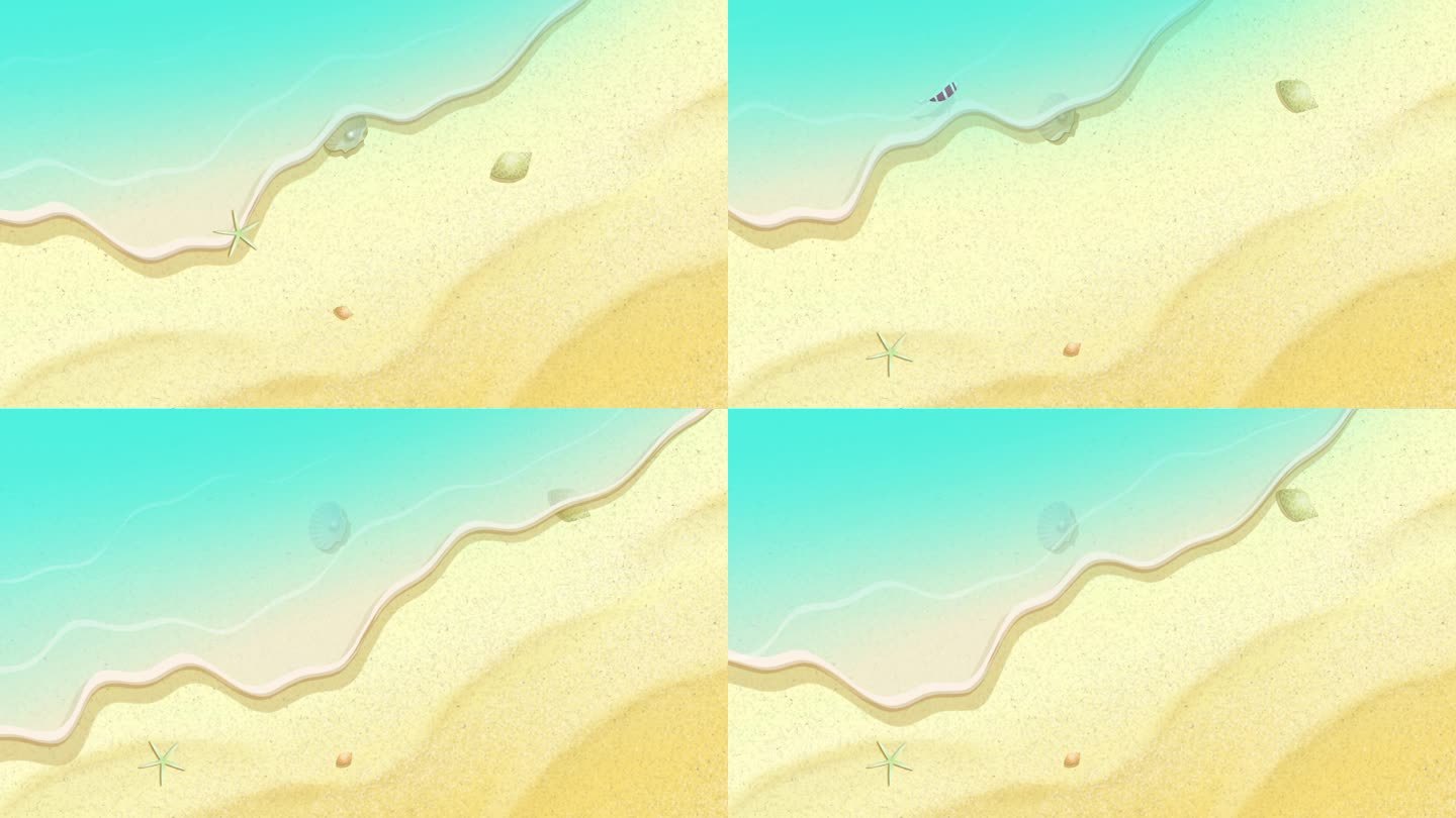 沙滩海滩沙地鱼