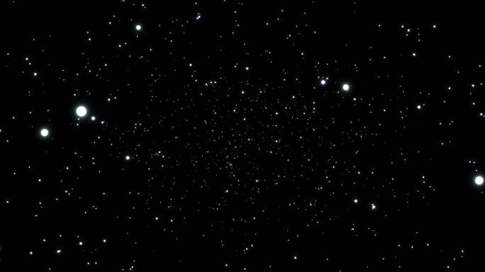 8K宇宙光斑星空粒子光斑穿梭