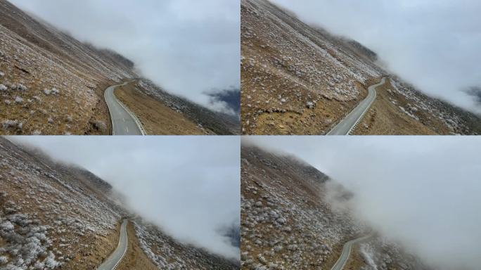 盘山公路云海
