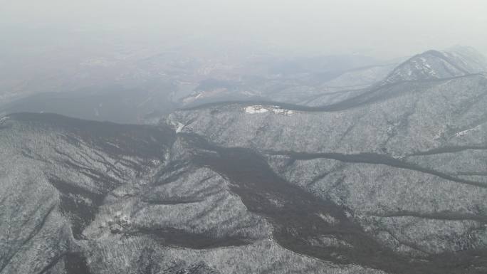 4K航拍合集嵩山雪山壮观合集