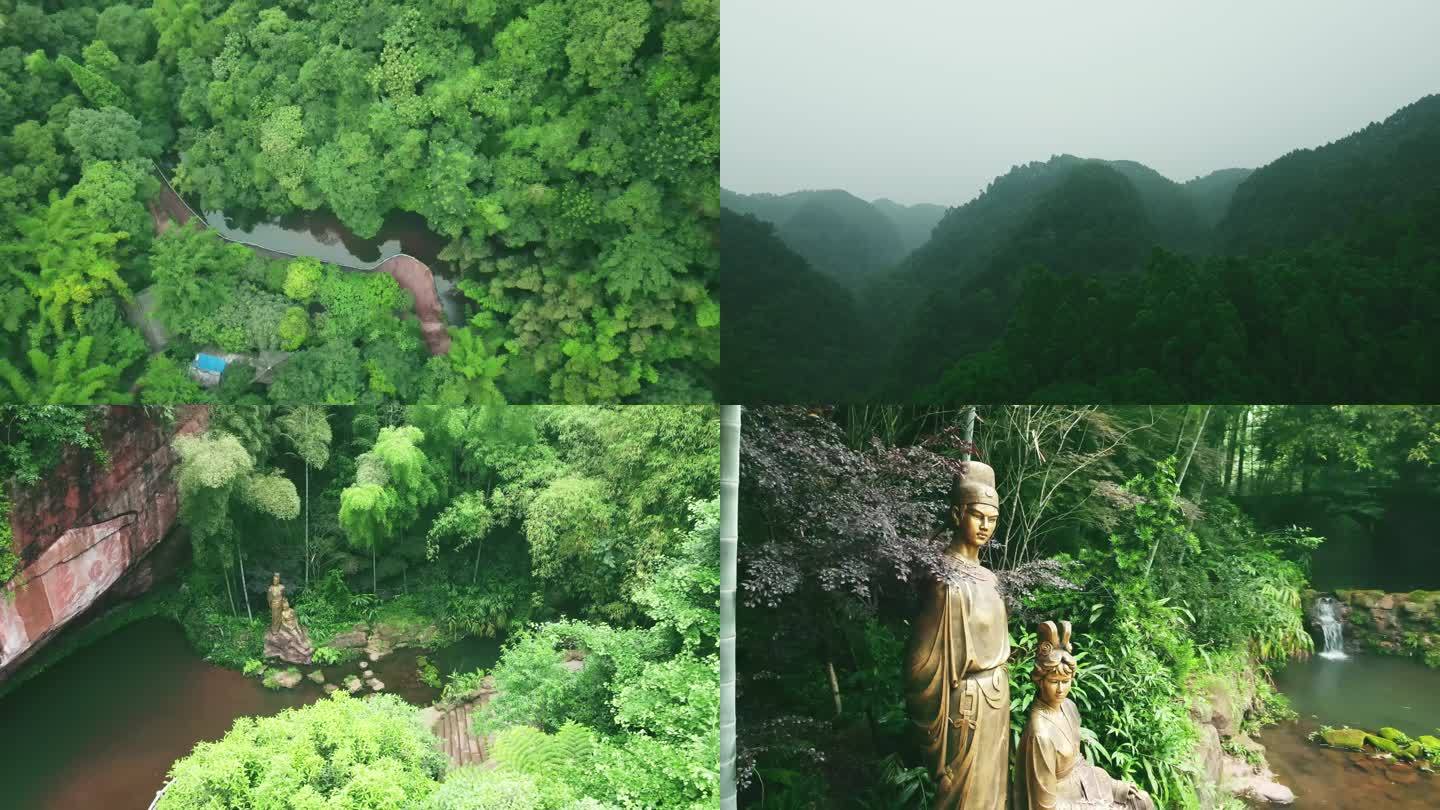 寺庙 景区 中岩寺