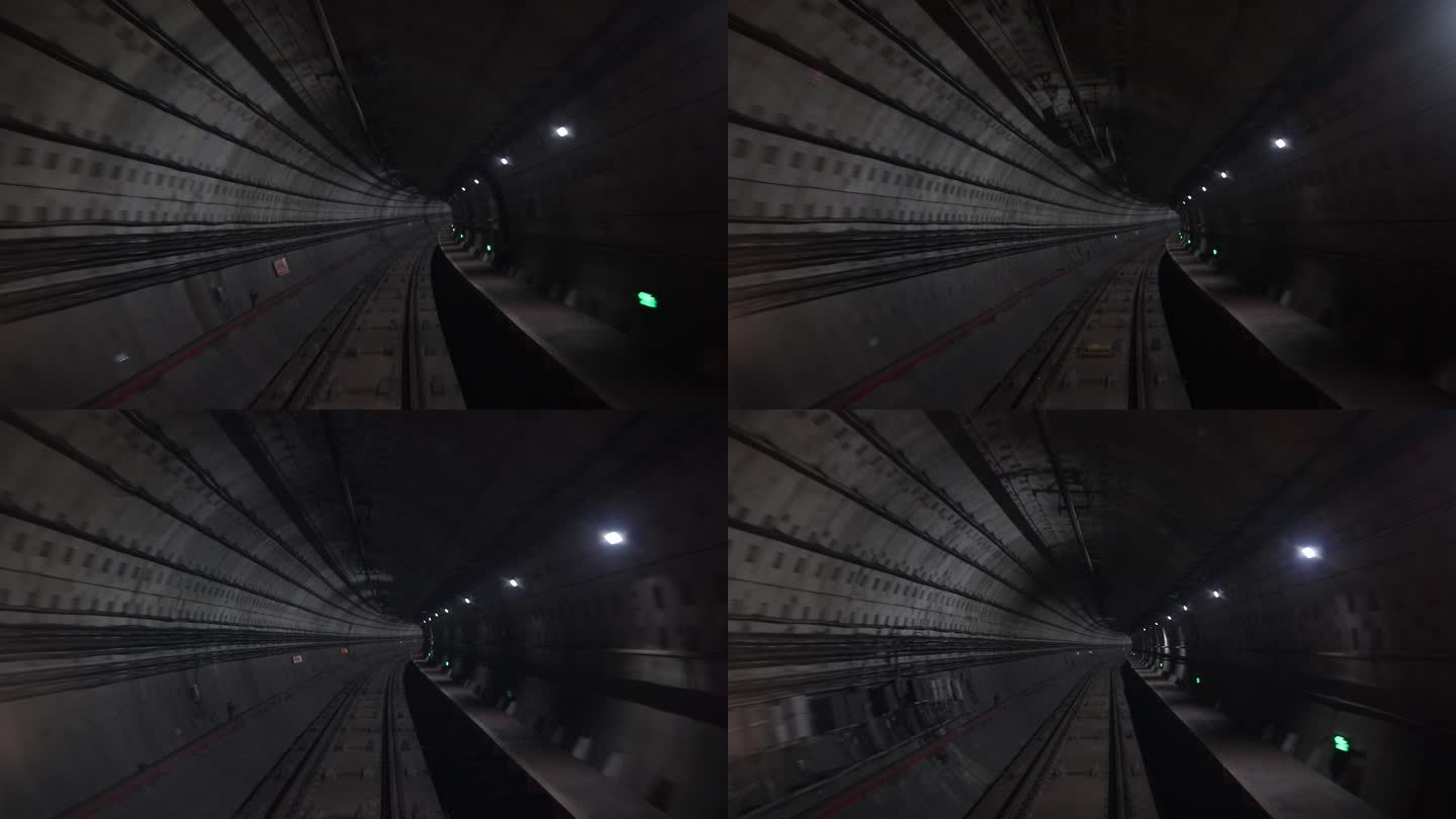 上海地铁隧道第一视角