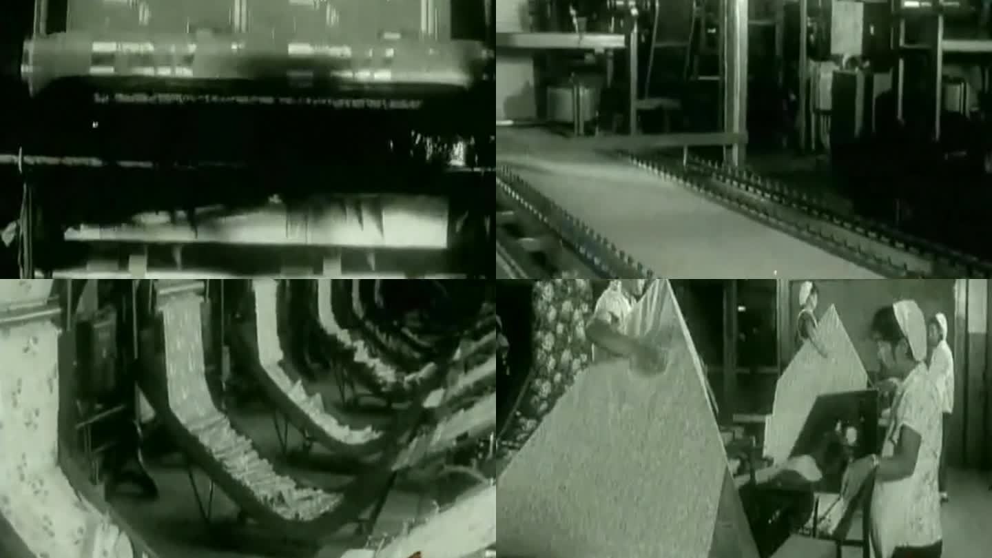 60年代印花厂工人影像