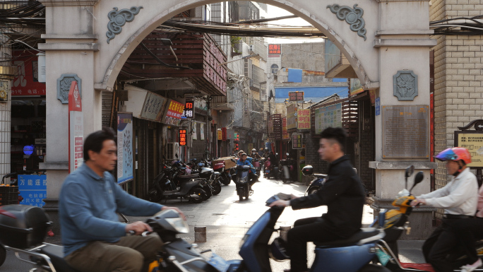 城市人文老街老巷市井生活烟火气