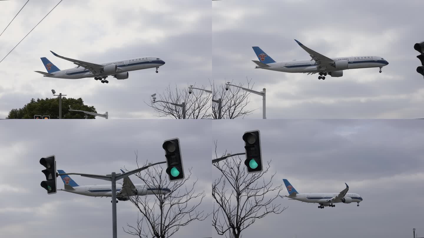 4K飞机降落低飞航空公司宣传片