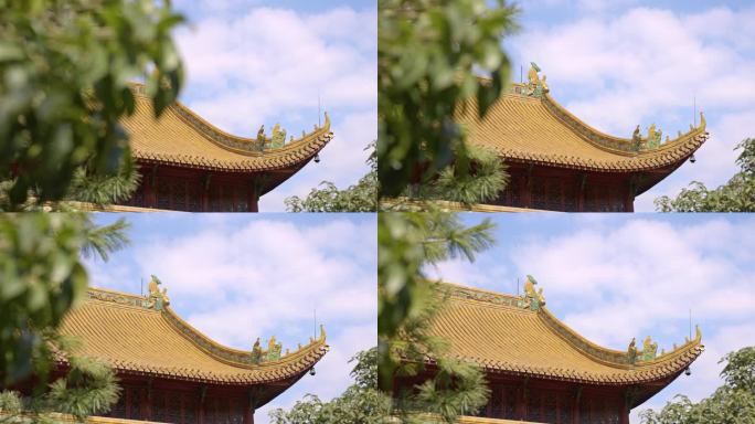 寺庙寺院 古建筑一角