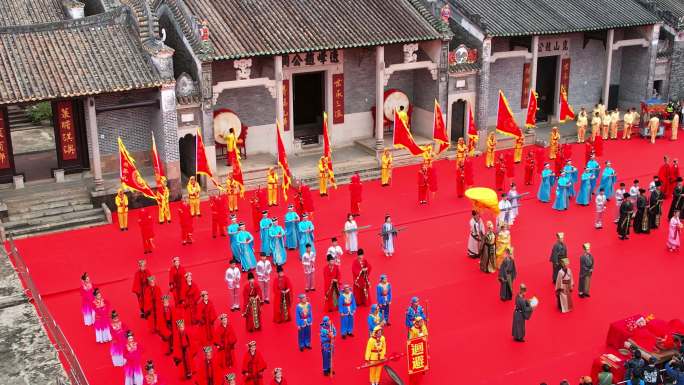 珠海斗门南门村箓漪堂皇族祭礼非遗