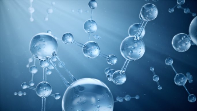 化妆品分子式结构精华细胞水分子护肤