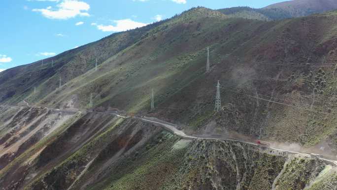 川藏铁路建设悬崖峭壁交通运输