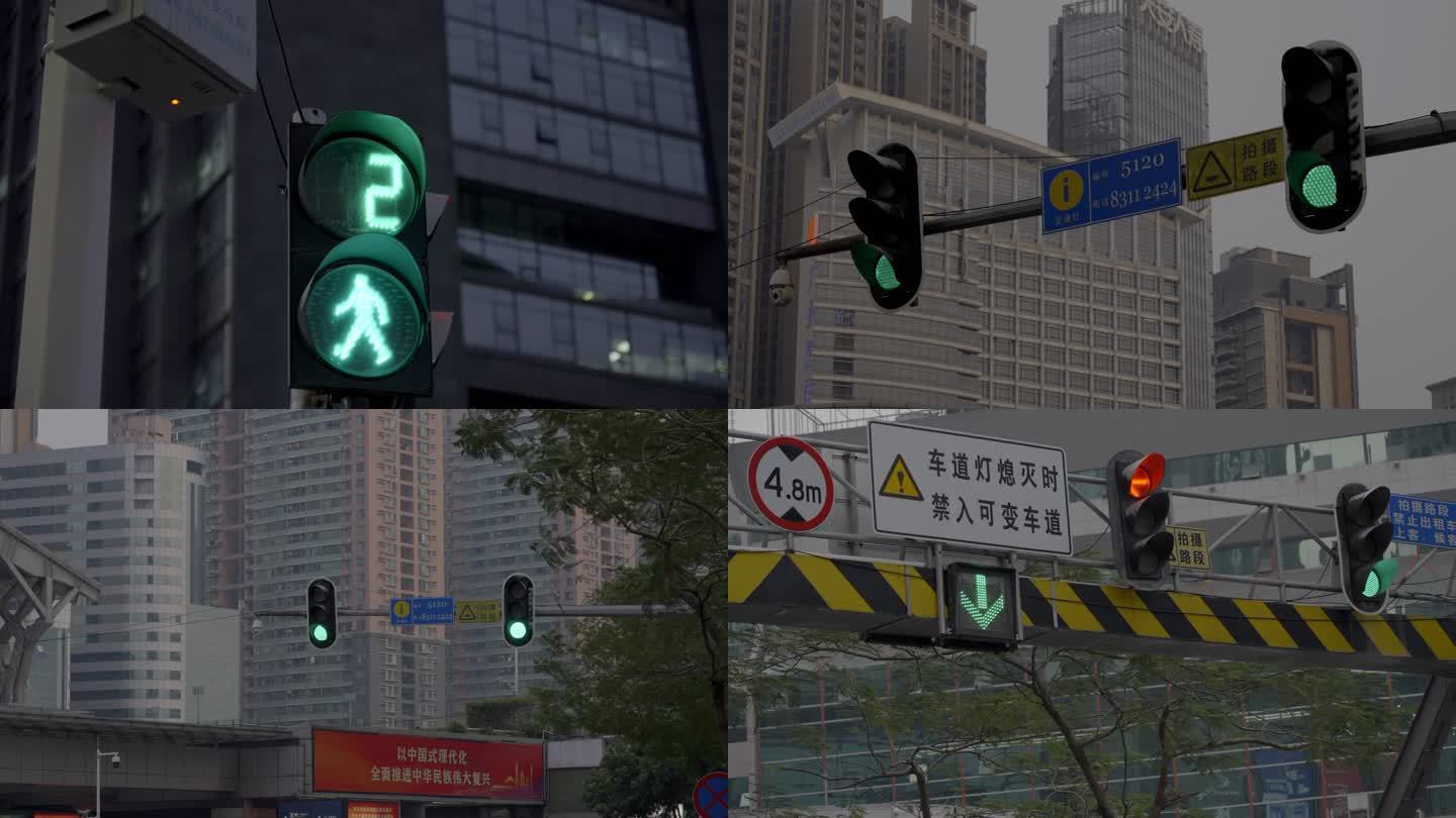 广州天河区最新红绿灯人行道合集