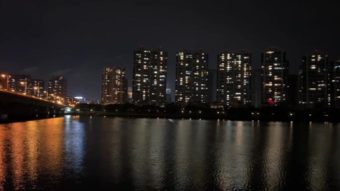 城市夜景（厦门五缘湾湿地公园）