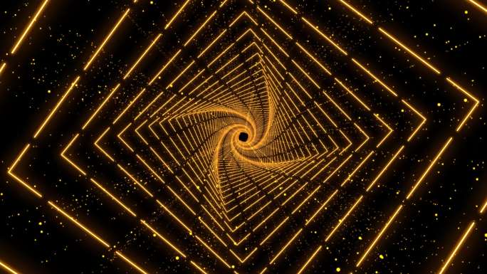 4K粒子正方形空间感穿梭金色10版本二