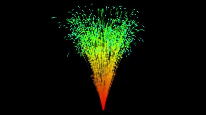 烟花喷射效果ae模板
