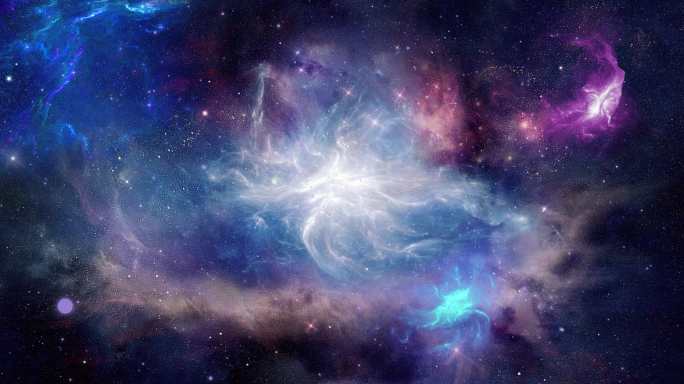 8K璀璨宇宙科技空间星云星河粒子
