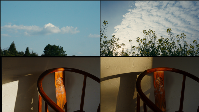 4k延时 孤独的云朵云海时间光影变化空镜