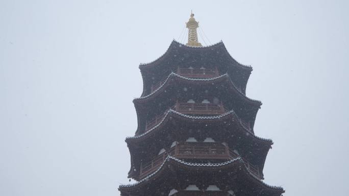 古城雪景