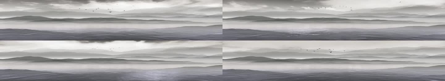 中国风山水背景视频
