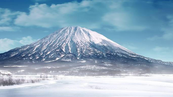 雪山火山