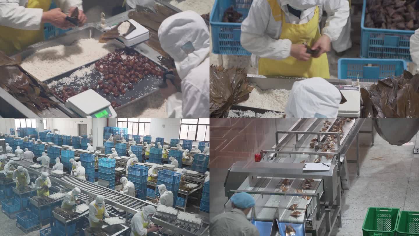 速冻粽子速冻食品生产线 流水线工厂 加工