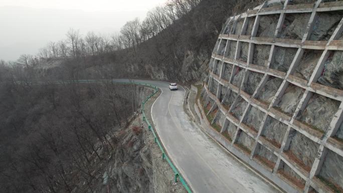 湖北随州大洪山楚北第一峰牌坊航拍