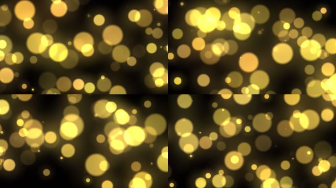 金色光斑光晕粒子背景