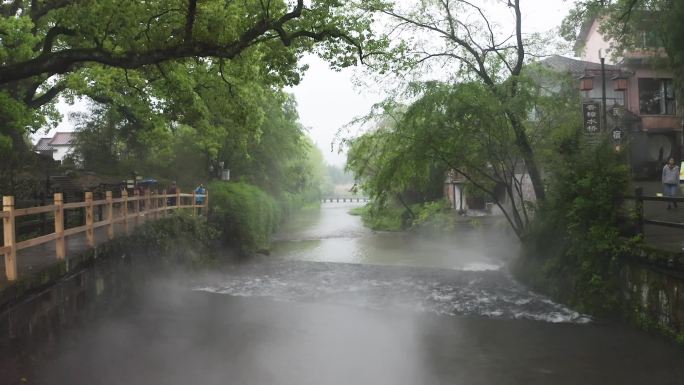 浙江丽水古都画乡莲都通济堰