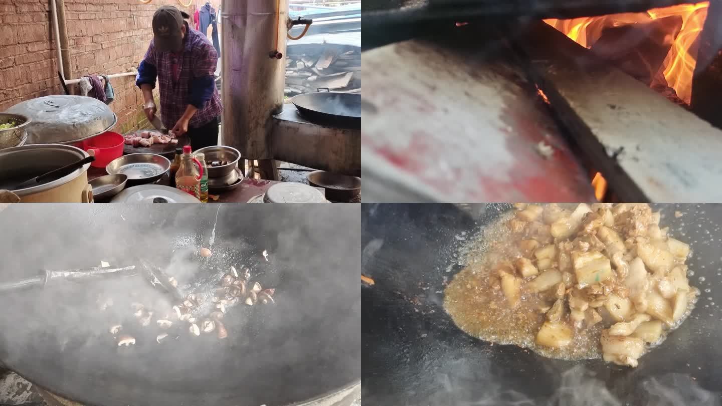 土猪肉烧煮 开胃菜 混合 水煮猪肉