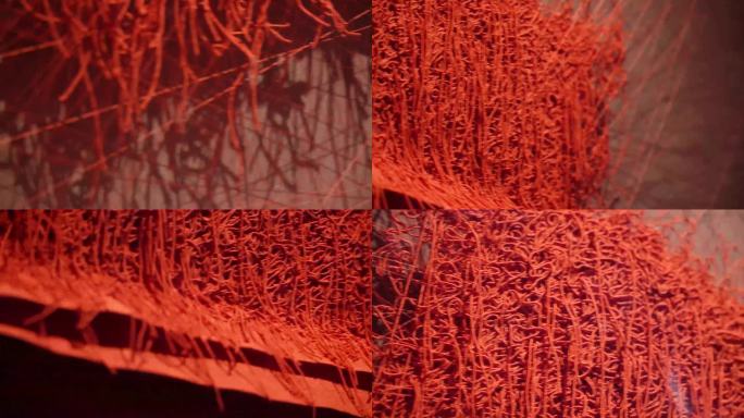 【镜头合集】红色刺绣纤维  (2)