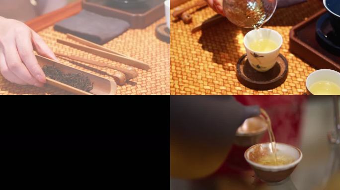 茶道茶文化4k视频煮茶泡茶视频素材