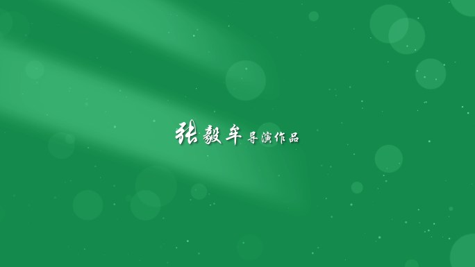 【无插件】4K唯美文字AE模板绿色