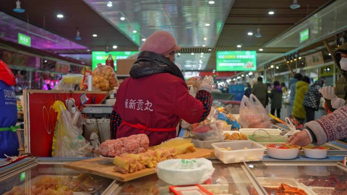 农贸市场 烟火气 生活菜市场