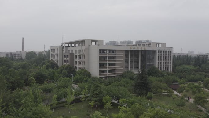 西安财经大学航拍源文件