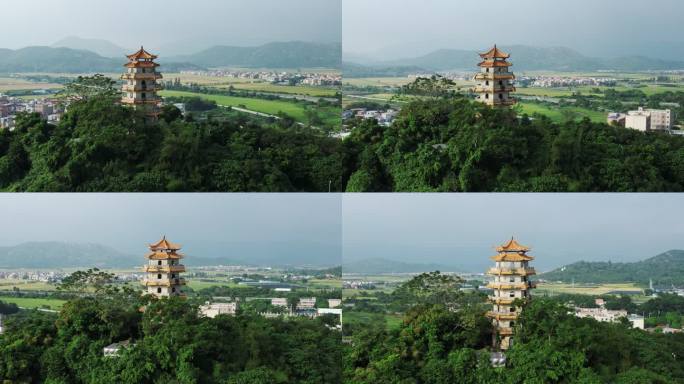 广东江门台山海晏镇航拍