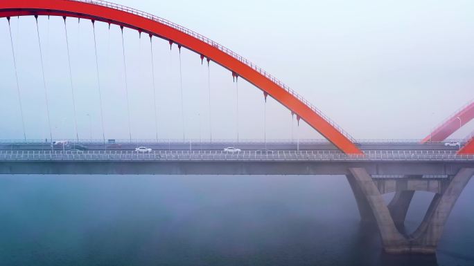 长沙城市航拍福园路立交桥航拍视频