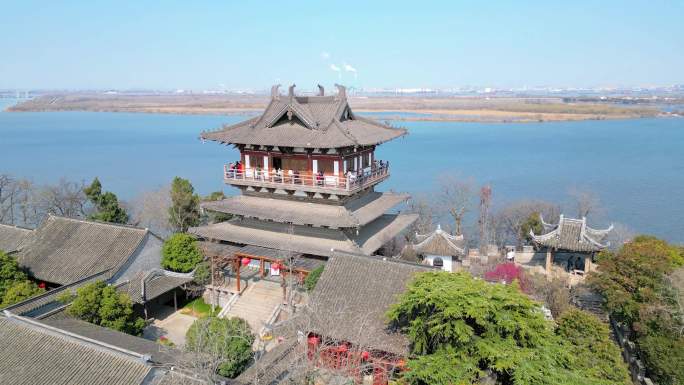 名胜古迹镇江北固山5A风景区