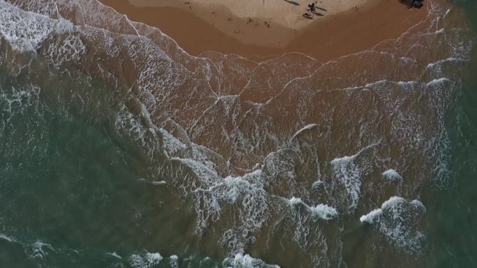 泉州海岸石圳沙滩航拍视频