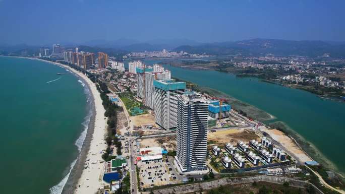 惠东双月湾滨海旅游度假区航拍