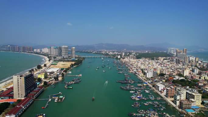 惠东双月湾滨海旅游度假区航拍