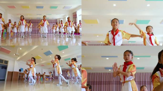 小学生-排练舞蹈