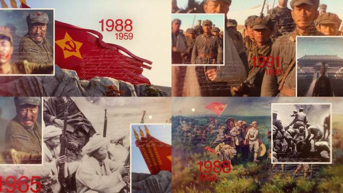 无插件历史红军革命怀旧包装老人物介绍照片